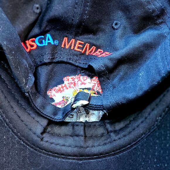 2014 US Open Championships Hat Cap Pinehurst No. 2 StrapBack USGA MEMBER Black - Picture 6 of 8